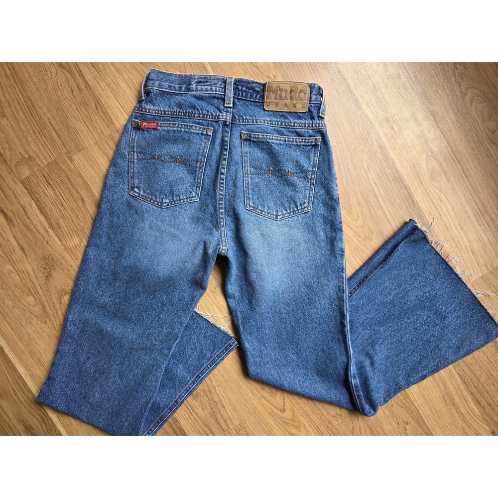 Vintage MUDD Jeans Size 1 Flare Lowrise Lightwash 90s Y2k Style 452329